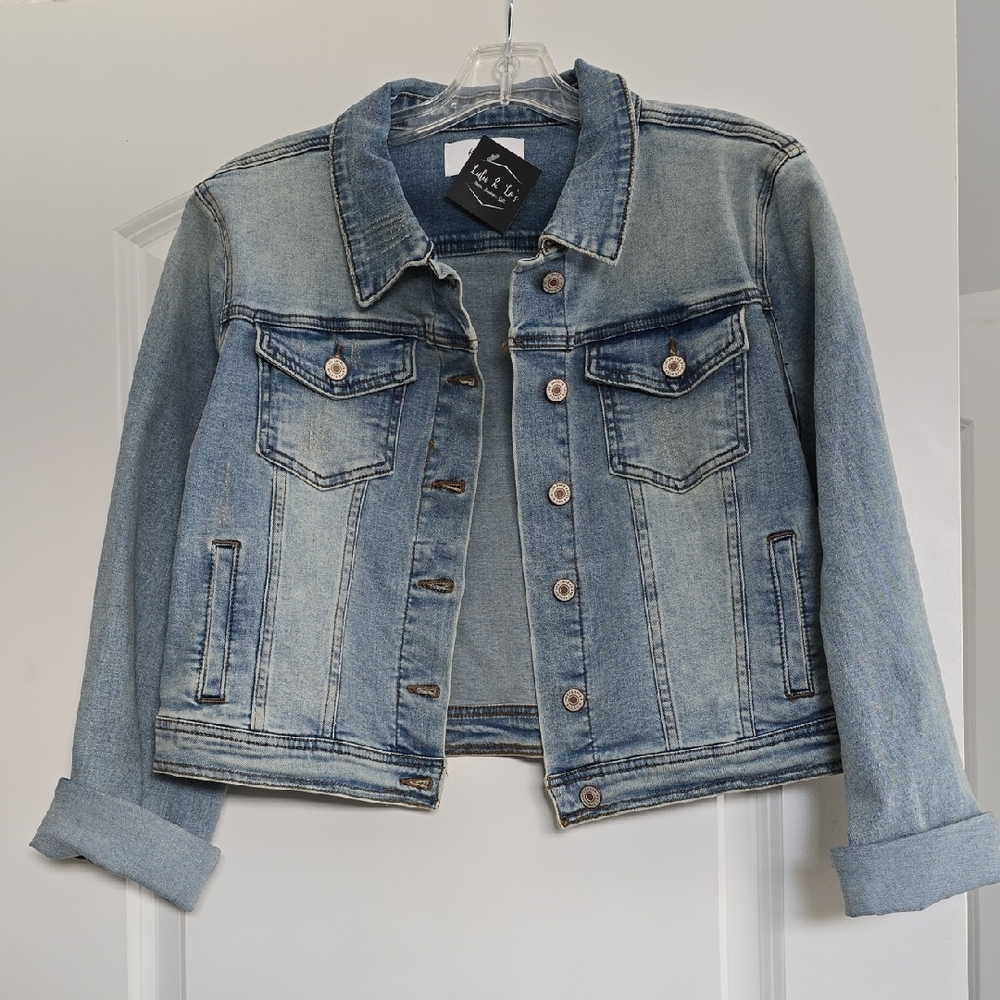 KanCan Light Blue Denim Jacket
